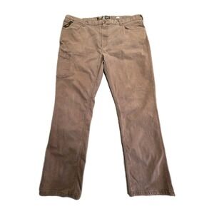 Ariat Rebar M4 Relaxed Mens 44x31 DuraStretch Straight Leg workwear brown